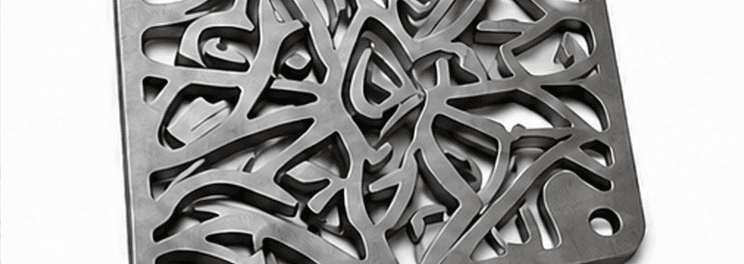 Металева технічна табличка з маркуванням